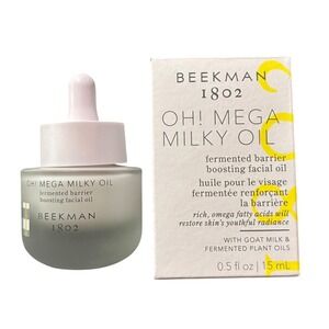 Beekman 1802 Oh! Mega Milky Oil Fermented Facial Oil 0.5oz Goat Milk NIB Mini